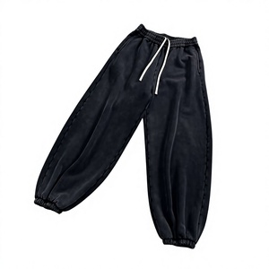 Pantalons de jogging personnalisés en gros, style streetwear, pour les marques de streetwear américaines, tailles S M L XL. - Product Image 1