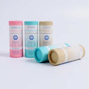 หลอดกระดาษคราฟท์รักษ์โลกสำหรับลิปบาล์มแบบดันขึ้น ขนาด 5 กรัม/ 10 กรัม/ 15 กรัม  บรรจุภัณฑ์เปล่าสำหรับผลิตภัณฑ์ระงับกลิ่นกายแบบกำหนดเอง ทนทานต่อการซึมซับน้ำมัน - Product Image 6