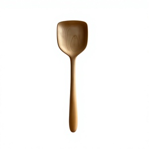 Cuillère de cuisine en bois artisanale, ustensile de cuisine en bois naturel, cuillère de service écologique pour la maison, le restaurant et la cuisine - Product Image 2