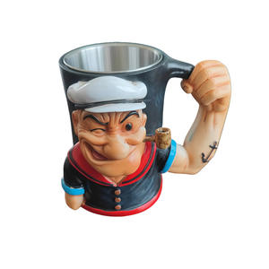 Taza de Resina Personalizada 3D de Popeye, Taza de Café Creativa, Regalo Artesanal - Product Image 5