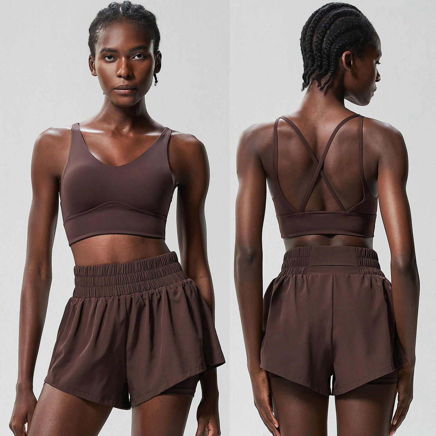 สีน้ำตาล