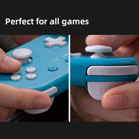 Pengontrol ringan 8BitDo, Gamepad fungsi Turbo untuk Nintendo Switch Raspberry Pi Android IOS IPadOS TVOS MacOS