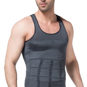 Cxzd-Corset <span class=keywords><strong>amincissant</strong></span> pour hommes, <span class=keywords><strong>sous</strong></span>-vêtement modelant le corps, chemise, contrôle de l'abdomen, taille cintrée - Product Image 4