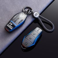 Porte-clés décoratif tendance pour BYD Destroyer 05 Chazor 05 - Accessoires de porte-clés aspect métal/fibre de carbone 2022-2025