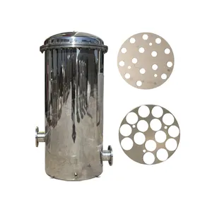 Edelstahl industrie Wasser aufbereitung filter gehäuse pp gefaltete Filter patrone zentraler Wasserfilter