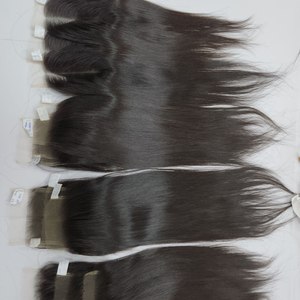 Dream Hair T01 Cheveux vierges vietnamiens 100% avec closure en dentelle HD, doux et soyeux, naturels, double trame machine, toutes couleurs, prêts pour la pose permanente - Product Image 5
