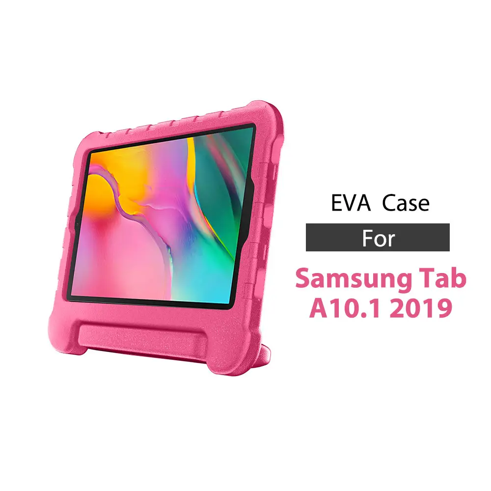 Funda de tableta Eva para Galaxy Tab A 10,1 2019 espuma Ipad niños Fundas de viaje Mini 1 2 3 4 5 funda protectora soporte de dibujos animados