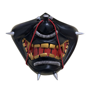 Maschera da Samurai di Kamakura per Cosplay del Gioco <span class=keywords><strong>Ghost</strong></span> <span class=keywords><strong>of</strong></span> <span class=keywords><strong>Tsushima</strong></span>, Maschera in Resina per Halloween, Natale e Carnevale, Accessorio per Costume Horror - Product Image 1