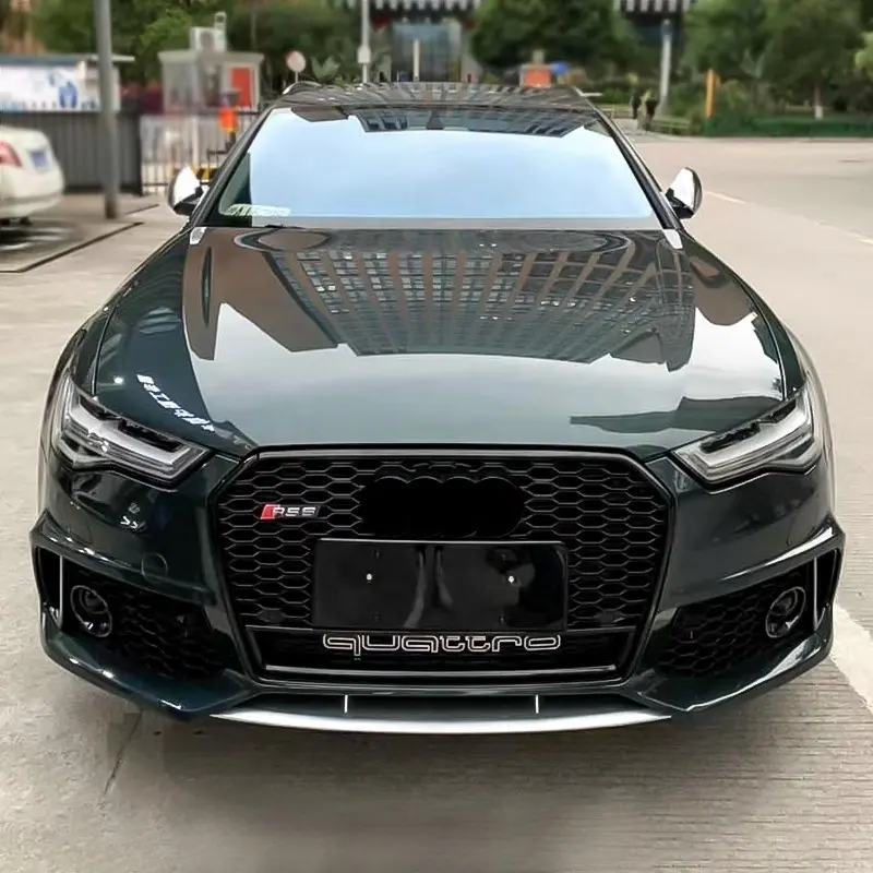 Передний бампер A6 S6 C7 facelift RS6 для Audi RS6 C7 для Audi A6 S6 C7, автомобильный бампер без гриля 2012 2013 2014 2015