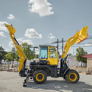 Hot Sales Bagger lader Radlader Diesel 4x4 Traktor Bagger Mini Gelenk Bagger lader 4x4 - Product Image 1
