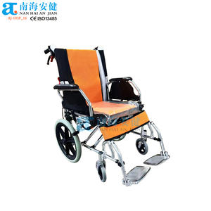 AJ-103F_16 Medikal ortopedico Medikal prodotti per la cura degli anziani comodo sedia a rotelle in alluminio da viaggio - Product Image 3