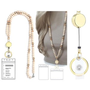 Cordon porte-clés tendance, plusieurs couleurs au choix, porte-<span class=keywords><strong>badge</strong></span> transparent offert, accessoires de bijouterie personnalisés en gros - Product Image 2