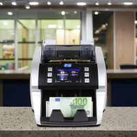 Compteur de billets portable de qualité professionnelle EB LD-1686, affichage TFT, détection IR/UV/MG, reconnaissance automatique des devises, CAD