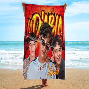 Venta caliente Xavi Peso Pluma <span class=keywords><strong>Karol</strong></span> <span class=keywords><strong>G</strong></span> Junior H Ivan Cornejo Diseñador de lujo Toallas de <span class=keywords><strong>playa</strong></span> de microfibra sin arena impresión personalizada - Product Image 6