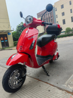 Cyclomoteur Scooter Électrique Étanche 72V 90Ah avec Écran LED, Moteur 1000W, Vitesse 45-65 Km/h, et Batterie au Lithium