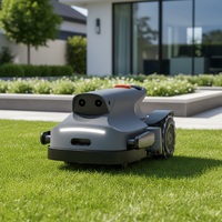 Tondeuse à gazon robotisée électrique sans fil, largeur de coupe de 24 cm, 0,22 acre, vision RTK+4-yeux, tondeuse à gazon avec cartographie automatique, 650 W