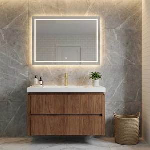 Set <span class=keywords><strong>Bagno</strong></span> di Lusso Minimalista Grado E1 con Mobile Lavabo Singolo e Cassetti a Chiusura Ammortizzata - Product Image 3