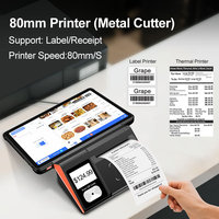 Sistema POS Inteligente NB11W con Windows 11, Máquina de Caja Todo en Uno, Pantalla Vertical de 11 Pulgadas, Impresora Térmica de 80 mm, NFC, Bluetooth 2D