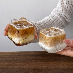 Tazza da Caffè in Vetro Quadrata Creativa con Motivo Albero, <span class=keywords><strong>Design</strong></span> di Nicchia, per Latte e Caffè Americano - Product Image 6