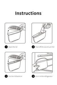 Boîte désodorisante <span class=keywords><strong>pour</strong></span> réfrigérateur <span class=keywords><strong>pour</strong></span> fruits et légumes-prête à l'emploi, inoffensive, garde fraîche et sans odeur - Product Image 2