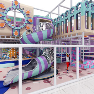 Parque de Aventuras Personalizado de 500 Metros Cuadrados, Laberinto Comercial, Área de Juegos <span class=keywords><strong>Infantil</strong></span>, Equipo de Juego Suave, Parque <span class=keywords><strong>Infantil</strong></span> Interior para Niños - Product Image 2
