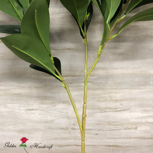 QSLH-T138 Vraie Touche Latex Verdure Artificielle Feuilles de Magnolia Plante Artificielle pour La Décoration - Product Image 3
