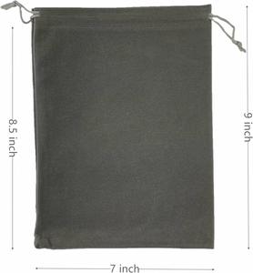 Sacs en velours avec cordon de serrage, sac cadeau, pochette en velours pour bijoux, mariage - Product Image 3
