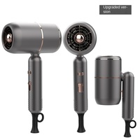 1800W Professionnel Ionique Moteur Brushless Sèche-Cheveux Diffuseur Portable Pliable Conception 5 Réglages de Vitesse pour Voyage Usage Domestique