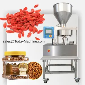 Semi Auto Pill Cashew Coffee Beans Granule Filler with Volumetric Cup System