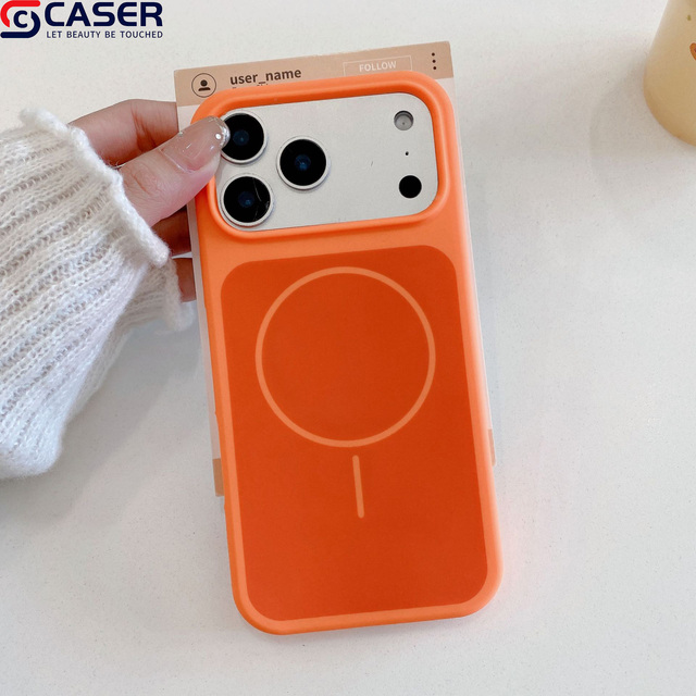 New Arrivals Liquid Silicone Dual-color Thin Ring Anti Fall Frosted Fingerprint-resistant Cell Phone case for Iphone17promax