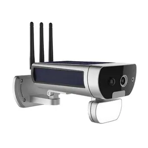 Không Dây WiFi HD 1080P Tấm Năng Lượng Mặt Trời Mạng Ngoài Trời Không Thấm Nước Âm Thanh Báo Động Ánh Sáng PIR Night Vision CCTV An Ninh Pin IP Camera