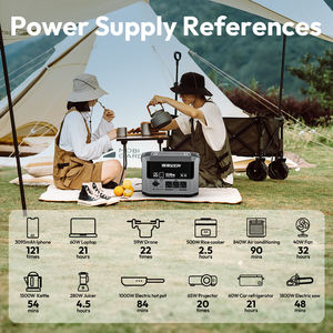 Yesper PB-58 1408Wh LiFePO4 centrale elettrica portatile 1500W 230V onda sinusoidale pura di ricarica solare per campeggio all'aperto - Product Image 4