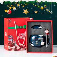 Tasses à café modernes, cadeau mignon, cadeau bonhomme de neige, tasse à lait en porcelaine pour Noël