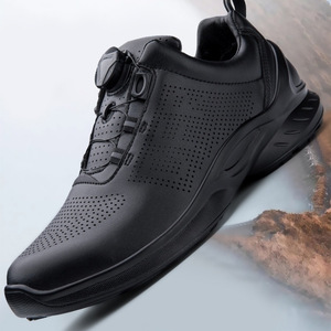 Zapatos de Seguridad Transpirables para Hombre con Hebillas Automáticas, Tacón Bajo, Calzado de Trabajo para Exteriores, Resistentes a Pinchazos, Ligeros e Informales - Product Image 2
