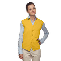 Gilet de travail unisexe pour hôtel, restaurant et bar, avec 1 poche