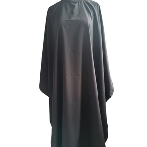 ผ้าคลุมตัดผมสีดำขาวสำหรับมืออาชีพ ผ้าคลุมตัดผมสำหรับร้านเสริมสวย ผ้ากันเปื้อนซิลิโคนสำหรับช่างตัดผม ผ้าคลุมตัดผม - Product Image 5