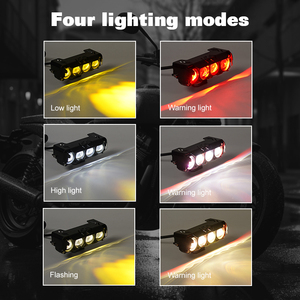 Đèn pha <span class=keywords><strong>LED</strong></span> xe máy trắng vàng, cos/pha, đèn sương mù cho ô tô, xe tải, SUV, UTV 12-80V, đèn pha mini, đèn chiếu xa - Product Image 2