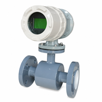 Débitmètre électromagnétique calibré en usine pour l'eau et les liquides, 4-20 mA, Impulsion, RS485, HART, Prise en charge OEM