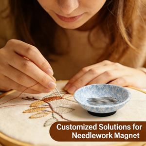 자석 인쇄 그릇 니들 자석 원형 자석 트레이 도구 금속판 측면 자석 맞춤형 패턴 소량 주문 가능 ODM & OEM - Product Image 4