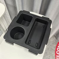 Plateau de rangement portable en EVA robuste avec porte-gobelet et fentes de rangement, antidérapant et imperméable, pour sacs de plage