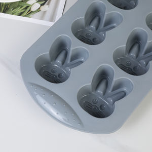 Teglia per Muffin a forma di coniglio in Silicone per la cottura, crostate, Cupcakes, Mini Cheesecake, dessert con Mousse, stampi per biscotti ricoperti di cioccolato - Product Image 5