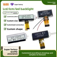 Modul LCD LCM 12832 Layar Dot-Matrix 2 Inci Layar Monokrom Peralatan Kontrol Industri Panel Dot-Matrix Grafis Kecil