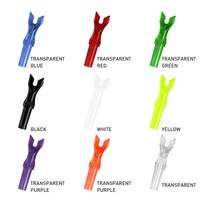 ID 6.2mm tir à l'arc Recure arc flèche pratique rapide tir rapide Nock queue grand Angle ouvert flèche fin Y insérer interne Nock bricolage