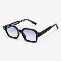 Nouvelles Lunettes de Soleil Polygones en Acétate Vintage UV400 Unisexe Monture Complète pour Usage Extérieur Vente en Gros 2026