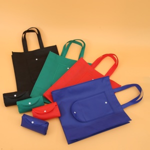 Siêu Thị Tái Sử Dụng Khuyến Mại In Không Dệt Vải Carry <span class=keywords><strong>Bag</strong></span> Với Pocket - Product Image 3