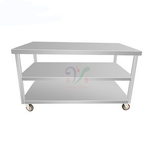 Foshan Fournisseur OEM ODM En Acier Inoxydable Restaurant Personnalisé Restauration <span class=keywords><strong>Table</strong></span> De Travail <span class=keywords><strong>Chariot</strong></span> - Product Image 4