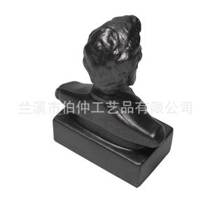 Estatua de Busto de Lincoln, Mini Figura Coleccionable de Aleación Plateada, Decoración - Product Image 4
