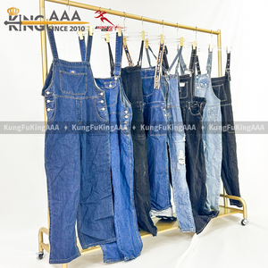KungFu KingAAA: Fardos de Roupas Vintage Premium, Macacões Jeans Femininos, Roupas de Segunda Mão, Atacado de Roupas Usadas Mistas, Fornecedores - Product Image 6