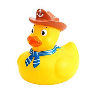Jouets de bain et de jeu aquatique pour enfants en gros, jouets éducatifs, petits canards jaunes sur le thème du cowboy - Product Image 1