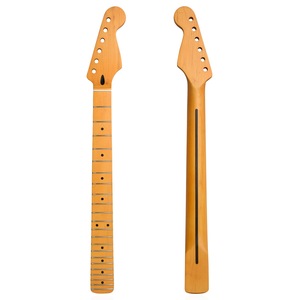 Tùy Chỉnh Độ Bóng Cao Rang Matte Vàng 22 Frets Canada <span class=keywords><strong>Maple</strong></span> Harp Xử Lý Guitar Cổ Cho St Phong Cách Guitar - Product Image 3